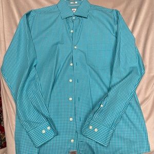 Peter Millar long sleeve sport shirt. Size L
